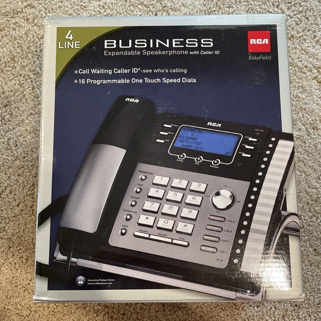 RCA by Telefield 25424D/25424RE1 Telephone- 4 Line Capability Brand New