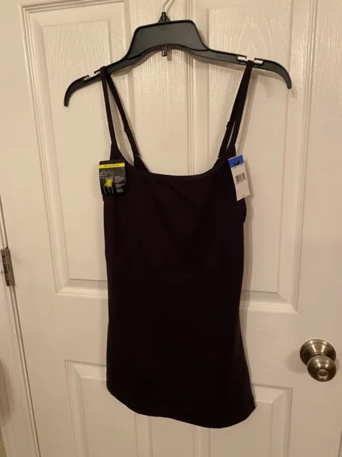 NWT - Maidenform Top Solutions Tummy Shaping Tank Black Size X-Large