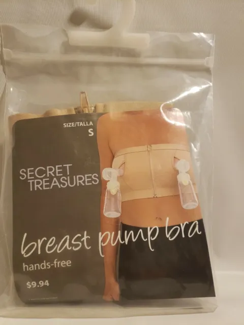 Secret Treasures Easy Expression Hands Free Pumping Bra - Nude