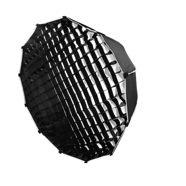 Deep Parabolic Quick foldable Softbox Flipped with Grid For Speedlite Flash 3