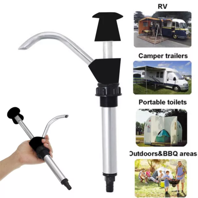 Pompe à eau manuelle auto-amorçante double action pour évier de caravane,  camping-car, remorque, camping-car, outil de pompage de rechange