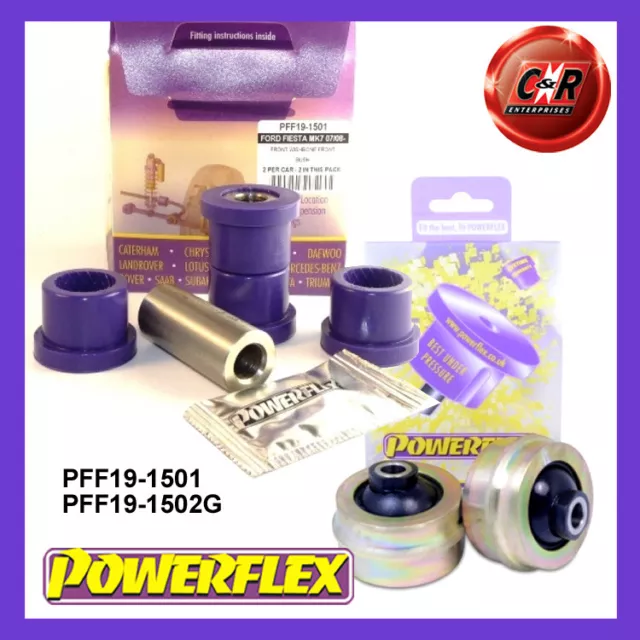 Powerflex Frwishbone Moyeu Roulette pour Mazda 2 Dé (07 PFF19-1501/PFF19-1502G
