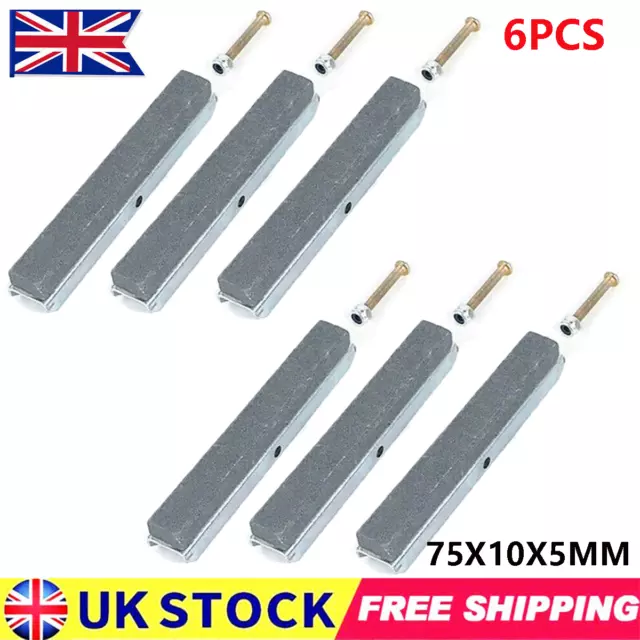 6 Pcs Hone Replacement Stones Kit For Engine Cylinder Honing Tool 75mm 3" UK