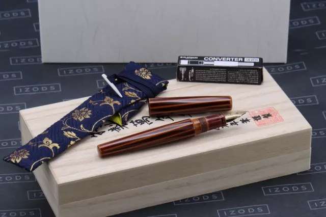 Nakaya Decapod Toki Tamenuri Fountain Pen - UNUSED