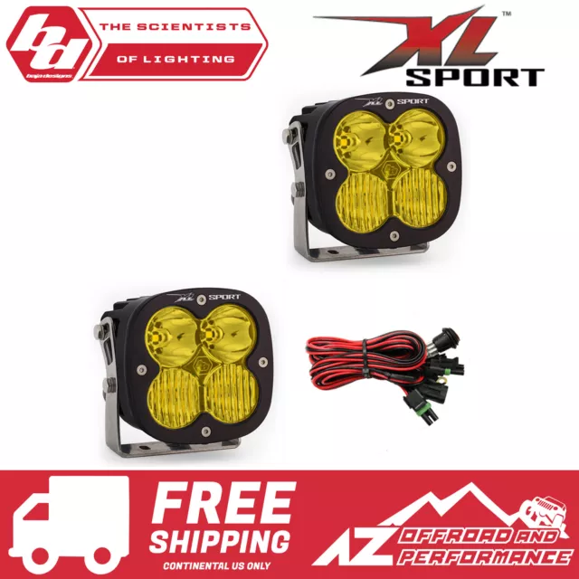 BAJA DESIGNS XL Sport | Amber Driving / Combo | LED Light Pair 567813 (IN STOCK)