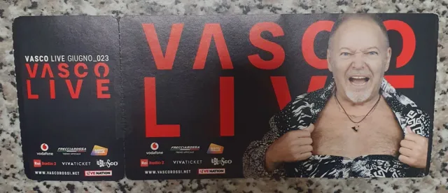Vasco Rossi - Biglietto Vasco Live 23 - Con matrice originale!!! + OMAGGIO