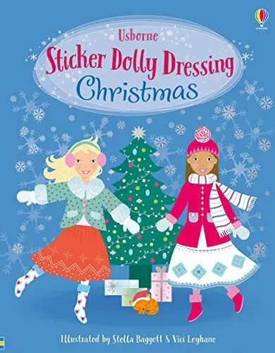 Sticker Dolly Dressing Christmas by Leonie Pratt 9781474971652 NEW