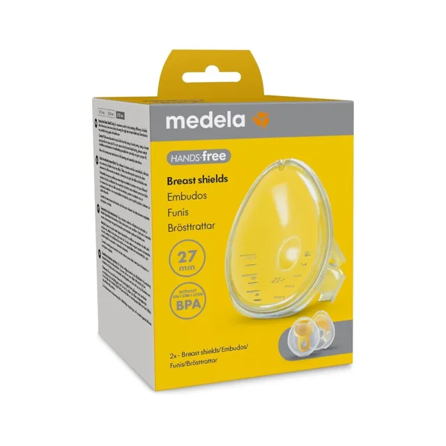 Medela Hands-free Brusthauben, 2 x Brusthauben, BPA-frei, Medela Zubehör für Han