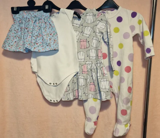 Baby Girls  Clothes Bundle Grade "B" Age 12-18 Months.Used.Mixed brands.