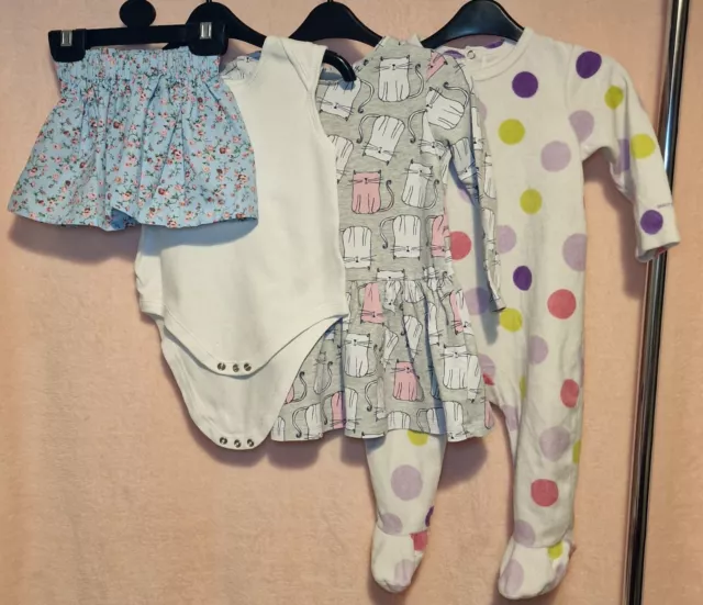 Baby Girls  Clothes Bundle Grade "B" Age 12-18 Months.Used.Mixed brands.