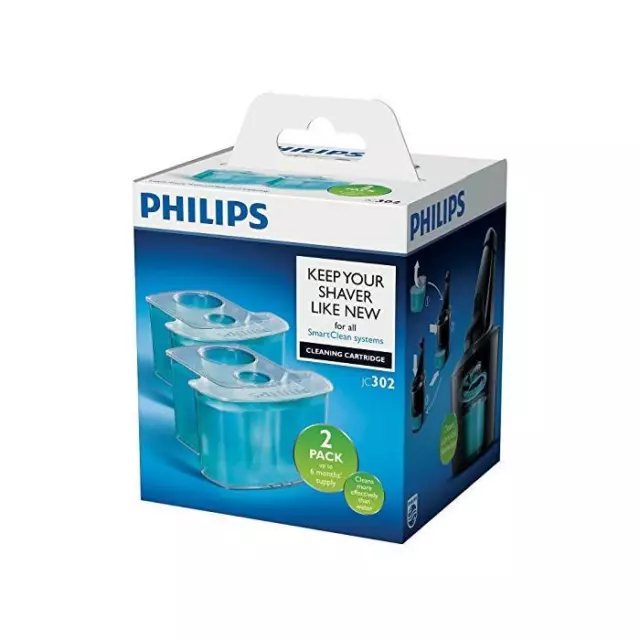 [Ref:JC302/50] PHILIPS Pack de 2 Cartouches de nettoyage JC 302/50 SmartClean