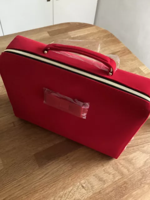 Estée Lauder Travel Bag/Toiletry Bag Red New