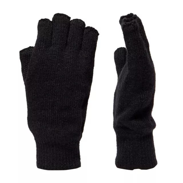 Thinsulate fingerlose Handschuhe S-M