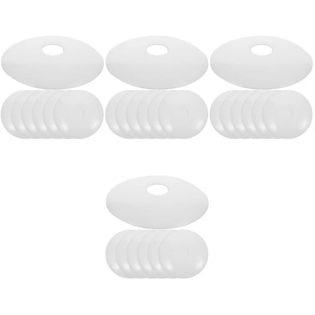 24 Pcs Table Lamp Cover Chandelier Base Tray Wall Lights Decor Metal 12