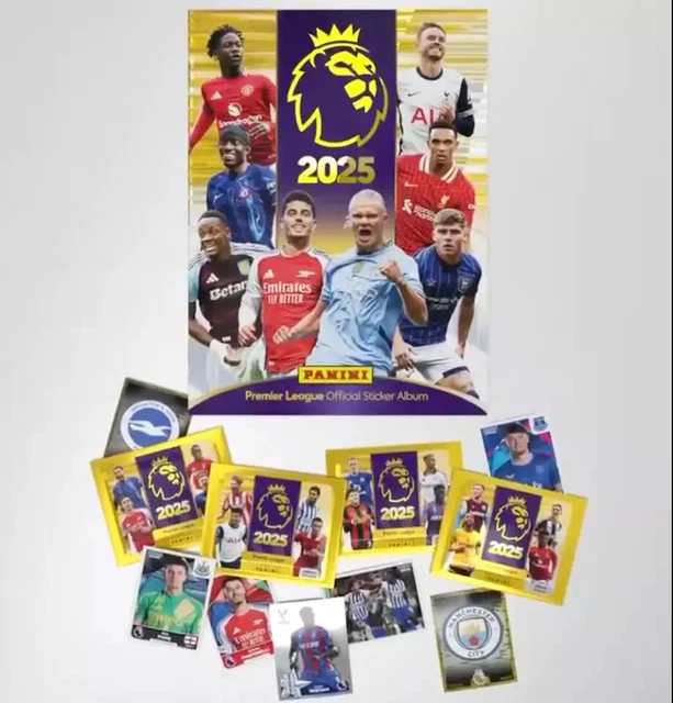 Pl Sticker PANINI PREMIER LEAGUE Football Stickers 2024/25 - No Swaps - Pre Order ...