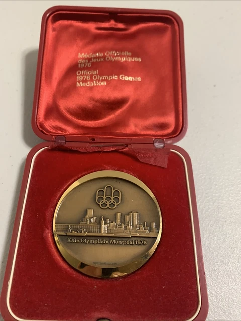 1976 Montreal Olympic Medallion Bronze Medal with the Box / Canada