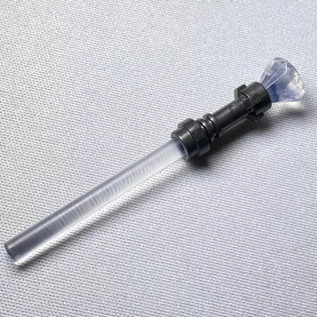 Genuine Lego Magic Staff Magic Weapon Wizard Staff - MAGIC - CLEAR STAFF