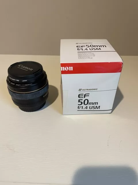 Canon EF 50mm F/1.4 USM Standard Lens #1244. Barely Used.