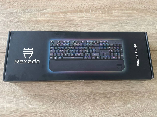 REXADO TASTATUR RK-40 Gaming Tastatur der extra Klasse EUR 45,90 ...