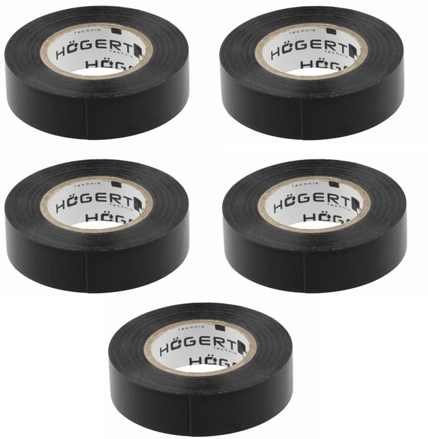 5x Högert Bande Isolante Pvb Bande Pour Isoler Câble Électrique Étanche 19x20 M