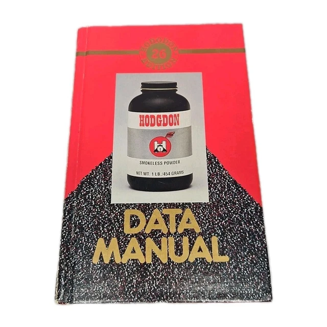 HODGDON DATA MANUAL 26th Edition No. 26 Powder Reloading Hardcover £13. ...