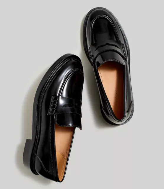 New MADEWELL The Vernon Loafer in Black Leather