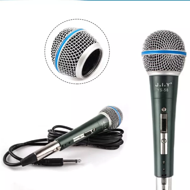 Rdeghly Microphone dynamique filaire professionnel avec voix claire pour  karaoké Performance de musique vocale, microphone filaire, microphone  karaoké 