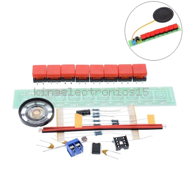 DIY KIT NE555 Component Electronic Piano Organ Module Electric Piano ...