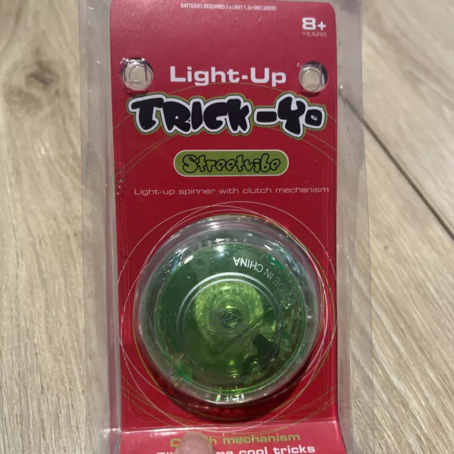 Light-Up Trick-Yo Strretvibe Clutch Mechanism Yoyo 8+ Years Green