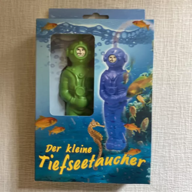 Der kleine Tiefseetaucher in grün Größe: ca. 14 cm aus Kunststoff DDR-Spielzeug