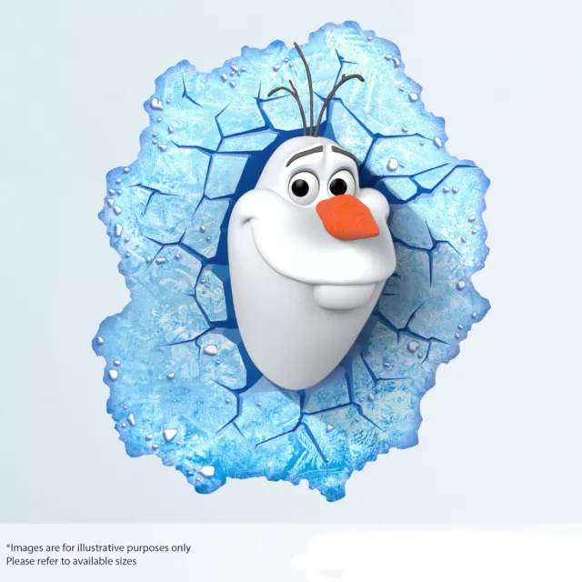 Olaf Smash Frozen Wall Sticker Decal Bedroom Vinyl Kids