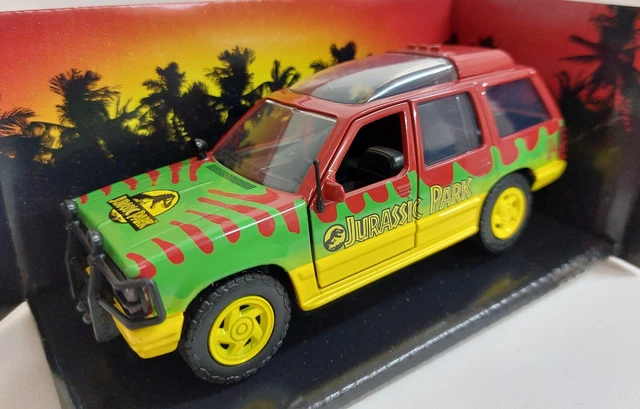 Ford Explorer 1993 Jurassic Park - Voiture Collection 1:32 - Idée Cadeau