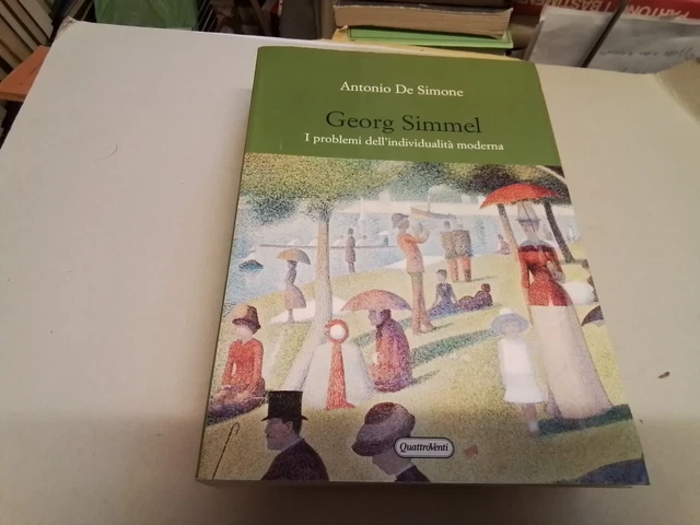 A. De Simone, Georg SIMMEL, QuattroVenti Ed, 21a24