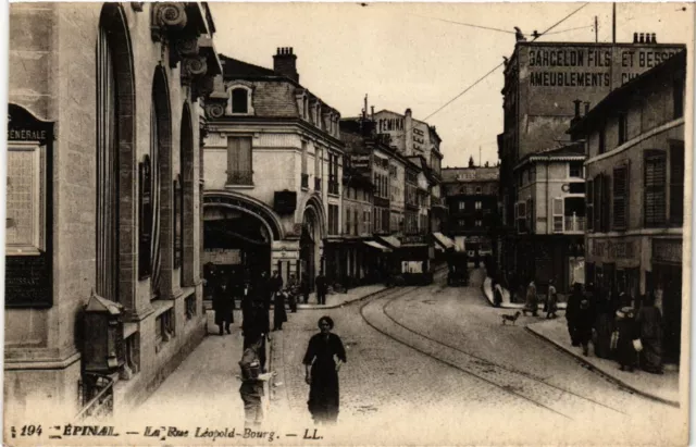 CPA ÉPINAL - La Rue Léopold-Bourg (455571)