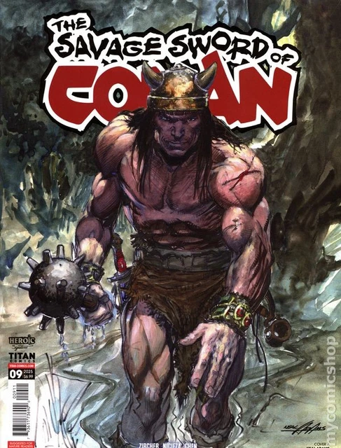 Savage Sword Of Conan 9a Vf 2025 Stock Image £503 Picclick Uk 