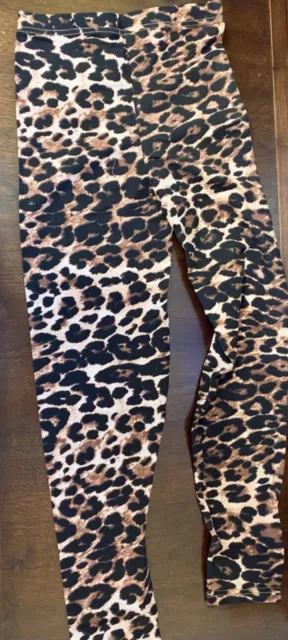 Girl’s/Teenager Leopard Print Leggings age 13/14 New 