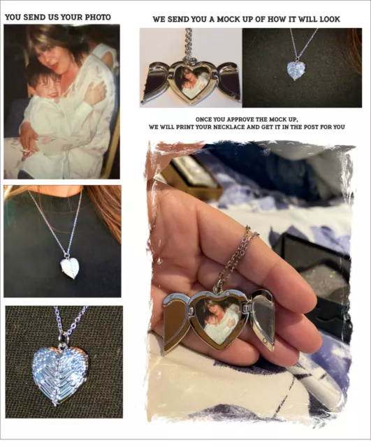 Collana Con Foto Personalizzata IN VENDITA! - PicClick IT