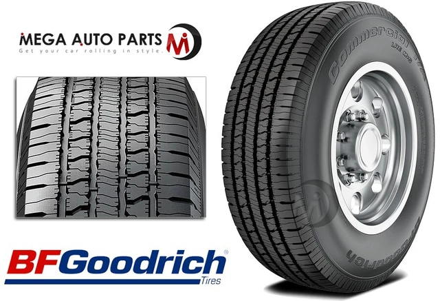 1 BFGoodrich Commercial T/A All-Season 2 LT245/75R17 121R 10-Ply Truck Van Tires