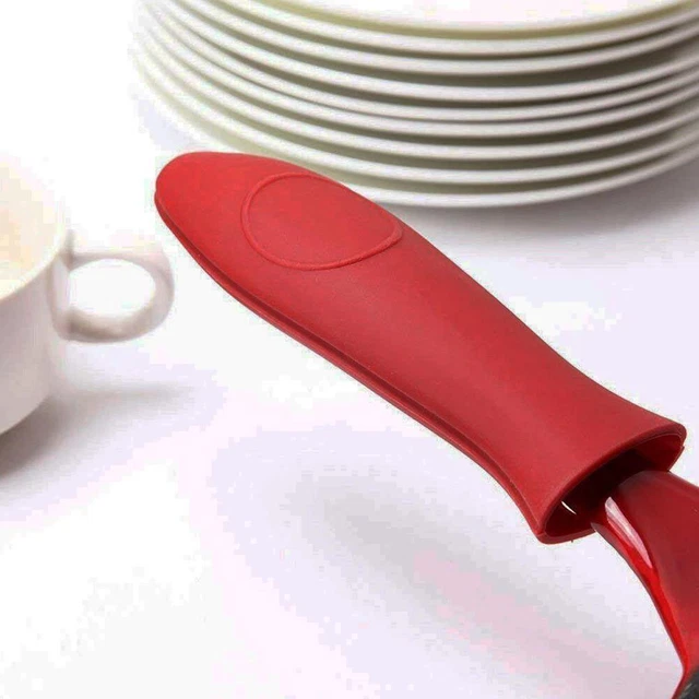 Pot Holder Cast Iron Hot Skillet Silicone Handle Cover Potholder Pan NICE J5W9