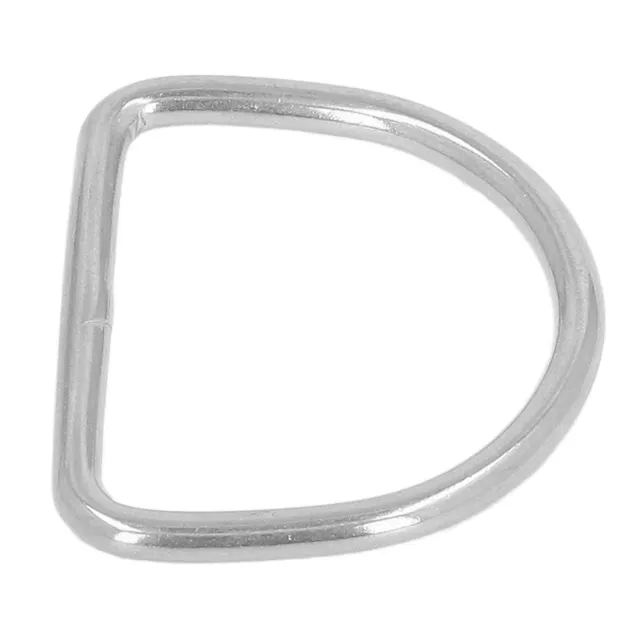 10 anillos en D de acero inoxidable 316 de 3 mm de soldadura sin costuras anillos medios redondos jabalí de surf