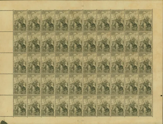 Belgian Congo 1947 - MNH stamps . Bel. Cat. Nr.: 274. Sheet of 50..(EB) MV-17571