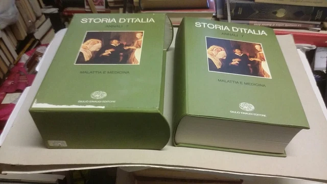 STORIA D'ITALIA ANNALI 7 MALATTIA E MEDICINA - EINAUDI -1984- 19mr23 STORIA D'ITALIA ANNALI 7 MALATTIA E MEDICINA - EINAUDI -1984- 19mr23
