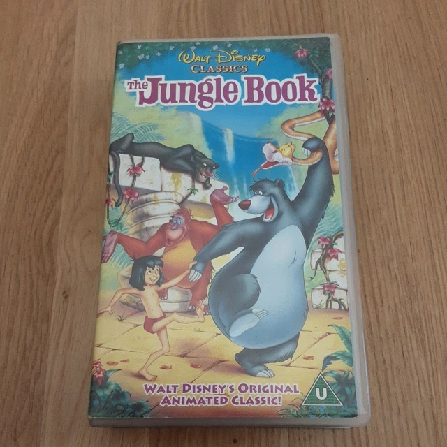 THE JUNGLE BOOK VHS tape Walt Disney Classics Original Film in Great