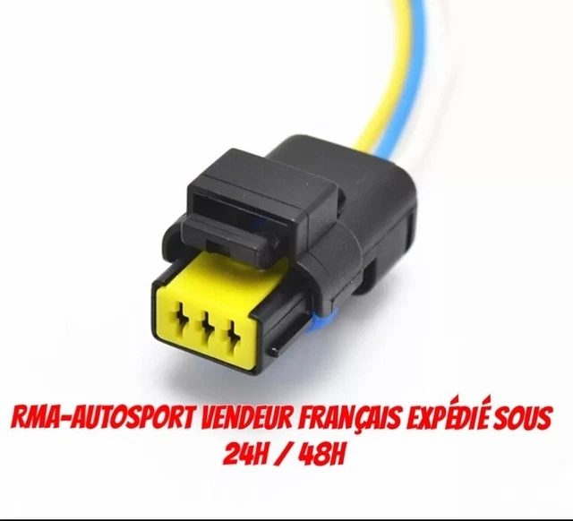 EMSea Kit Réparation Douille Phare H7 - Compatible Fiat 500 51787491 51787492