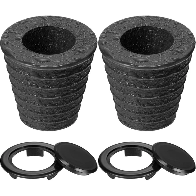Pelopy 4 Pieces Umbrella Cone Wedge and Table Umbrella Hole Ring and Cap Set ...