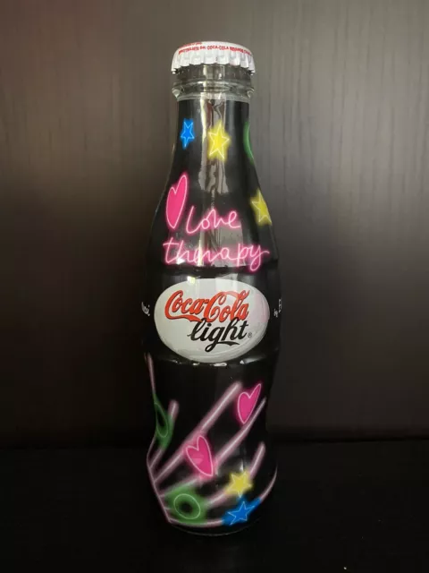 Bottiglia Coca Cola Light Love Therapy By Elio Fiorucci Limited Edition 200 ml