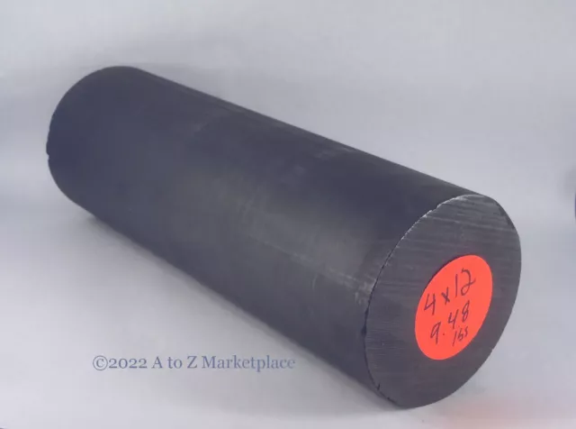 Graphite Anode Electrode High Purity Sifco 12900260 Plating Round 4"x12" 9.48lbs