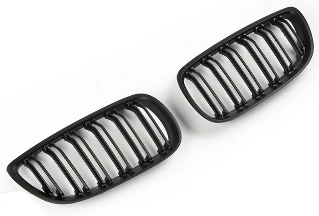 Calandre Avant Noire Mat Pour BMW Série 1 E81 E87 - Style Sportif - 10