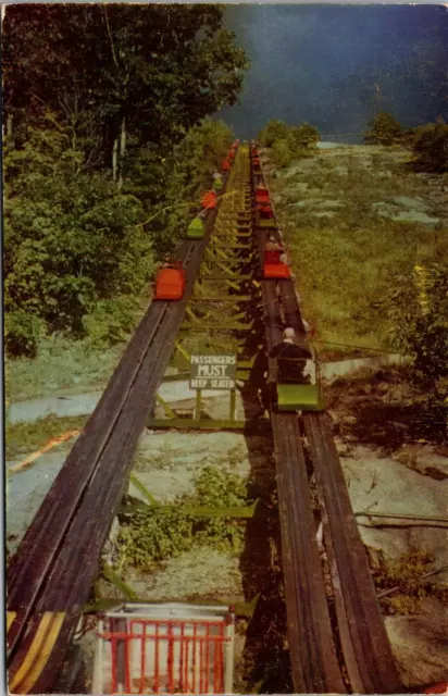 Postcard New Hampshire North Conway NH Cranmore Mountain SkiMobile