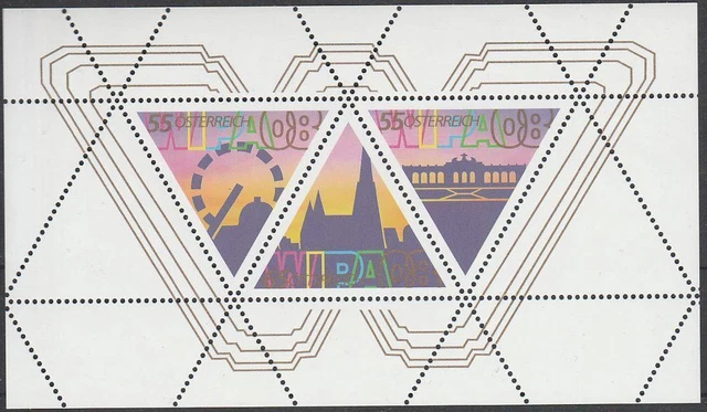 Österreich Block 41 postfrisch, Ausstellung Wipa 2008